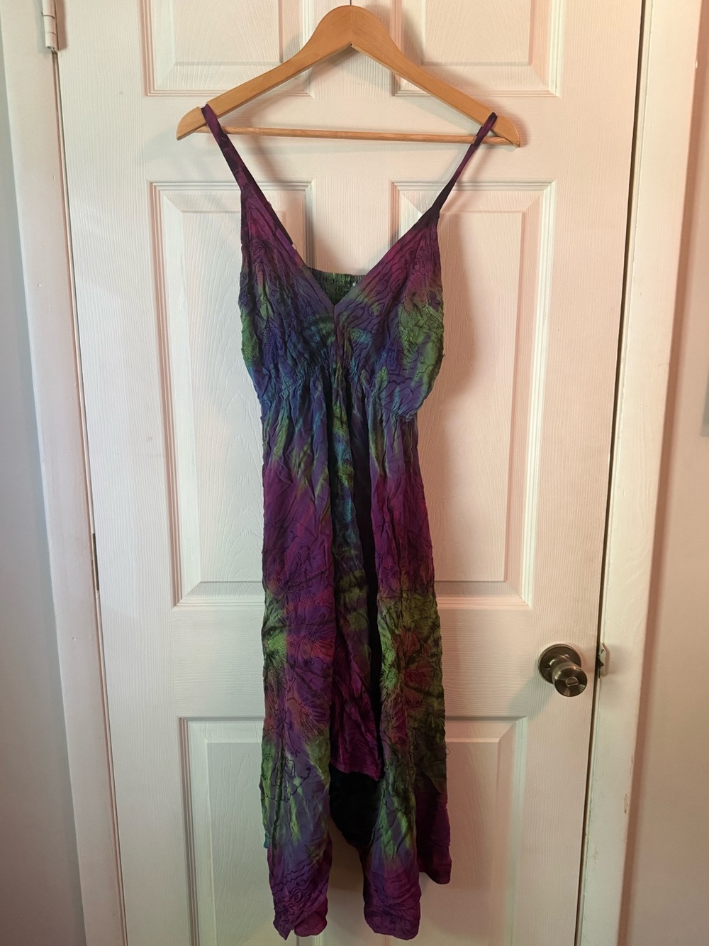 Flowy Boho Tie-Dye Dress